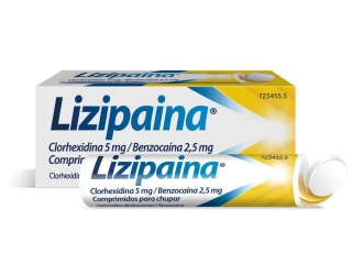 Estuche y tubo de Lizipaina de 20 comprimidos