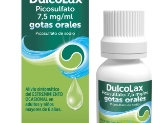 Estuche y frasco de Dulcolax gotas 30 ml