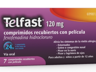 Estuche Telfast 120 mg por 7 comprimidos